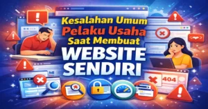 Kesalahan Umum Pelaku Usaha Banjarnegara Saat Membuat Website Sendiri