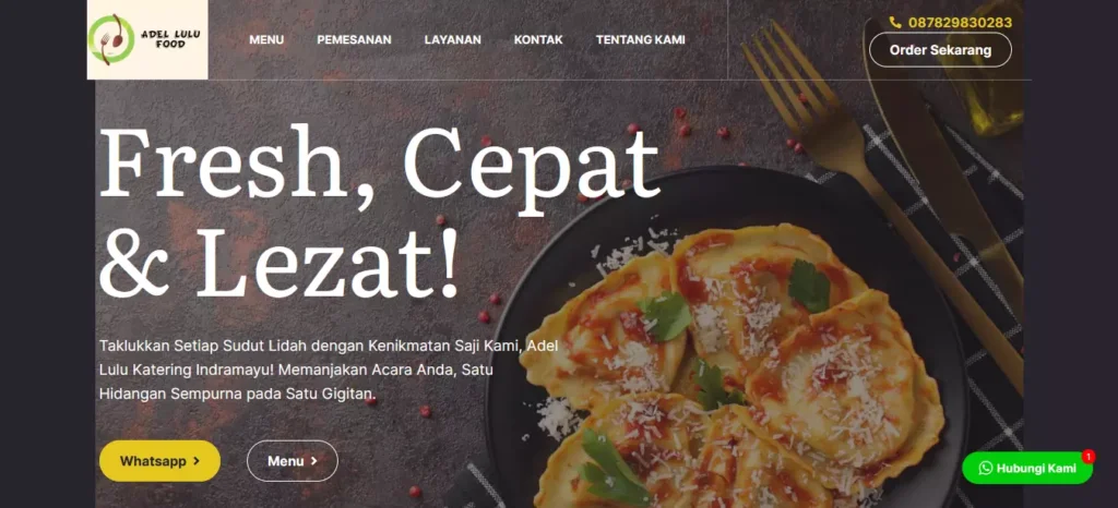Website Cafe Shop | Adel Lulu Food