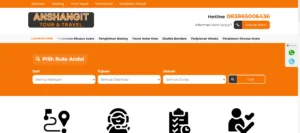 Website Travel Mobil | Anshangit Travel