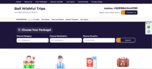 Website Wisata | Bali Wishful Trip