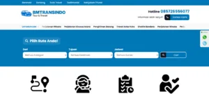 Website Travel Mobil | BM Transindo