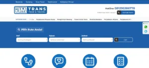 Website Travel Mobil | BM Trans