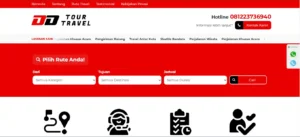 Website Travel Mobil | DD Tour & Travel