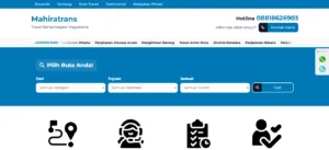 Website Travel Mobil | Mahira Trans