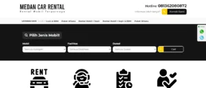 Website Travel Mobil | Medan Car Rental