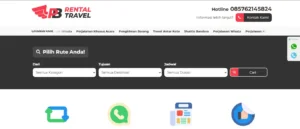 Website Travel Mobil | PB Rental & Travel