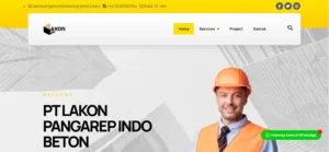 Website Company Profile | PT. Lakon Pengarep Indo Beton