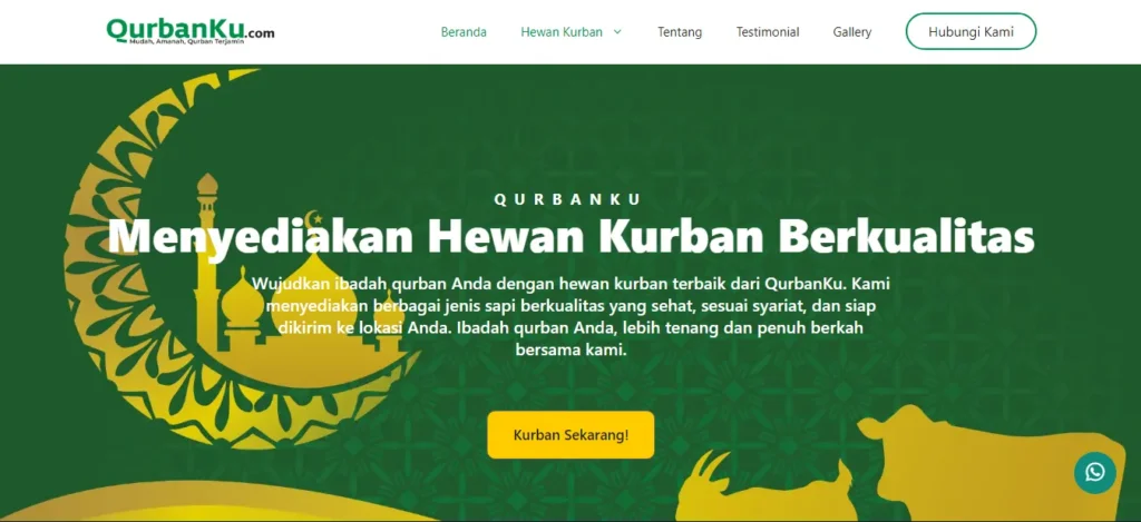 Website Company Profile | Qurbanku