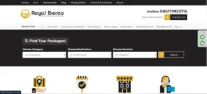 Website Wisata | Royal Bromo